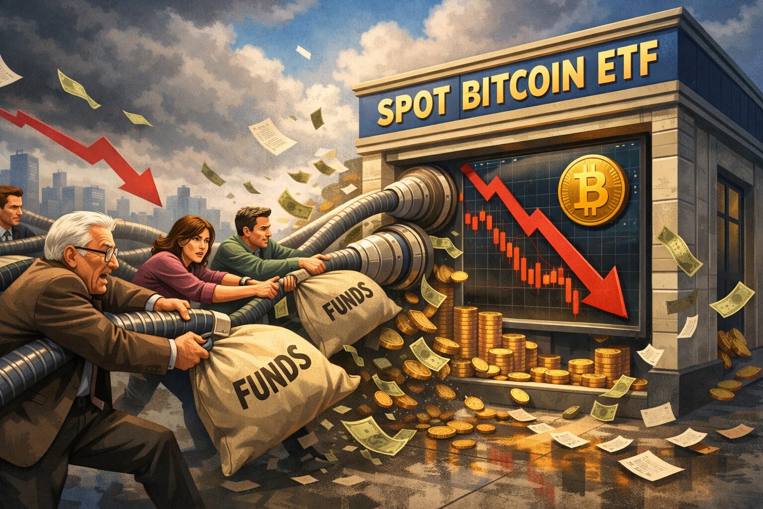 聖誕「劫」？比特幣現貨 ETF 單週淨流出 7.82 億美元，機構年末「結帳」引發賣壓