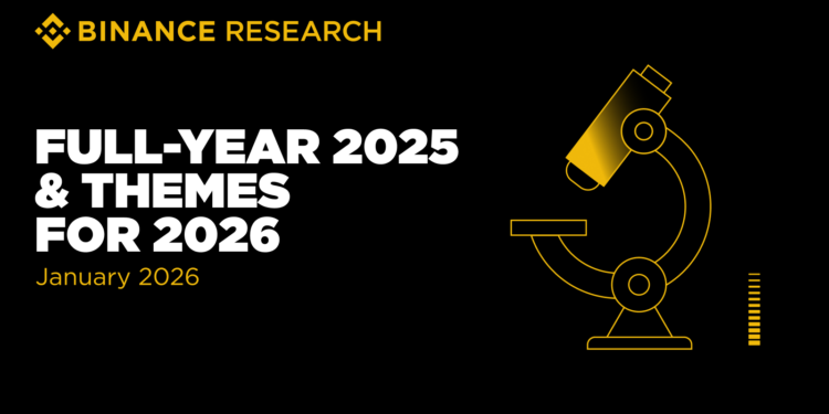 幣安研究院年度報告：2025 年如何定義加密市場？2026 年關鍵主線有哪些？