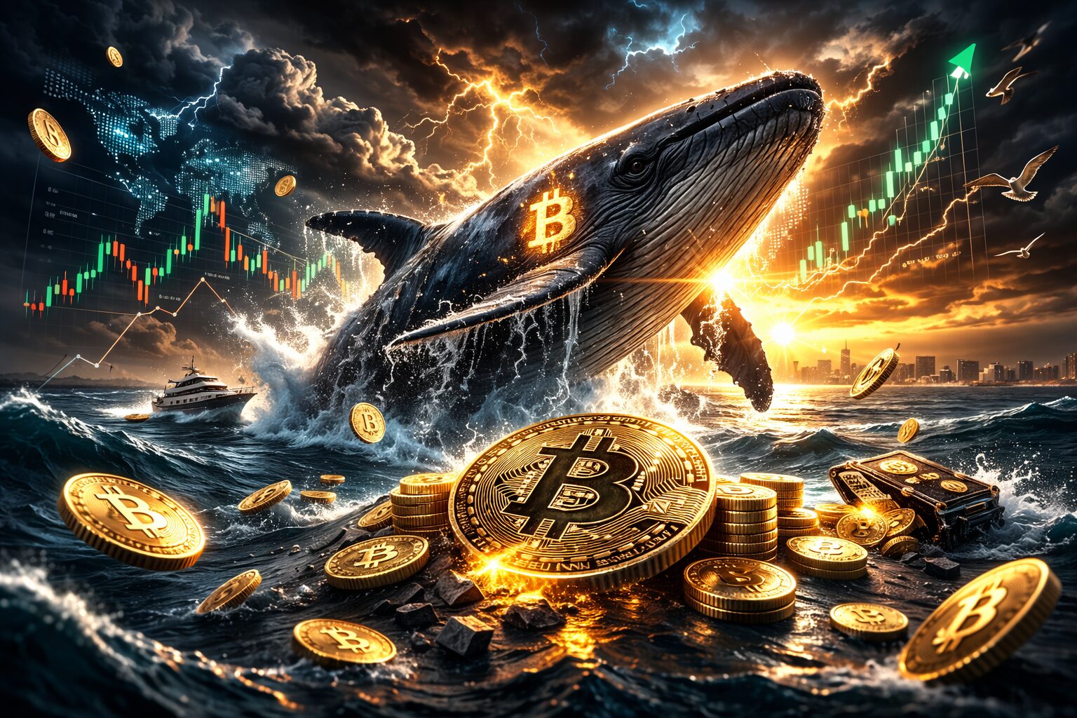 比特幣「交易所巨鯨比率」飆升至 0.64 創 2015 年來最高，賣壓警訊或轉機？