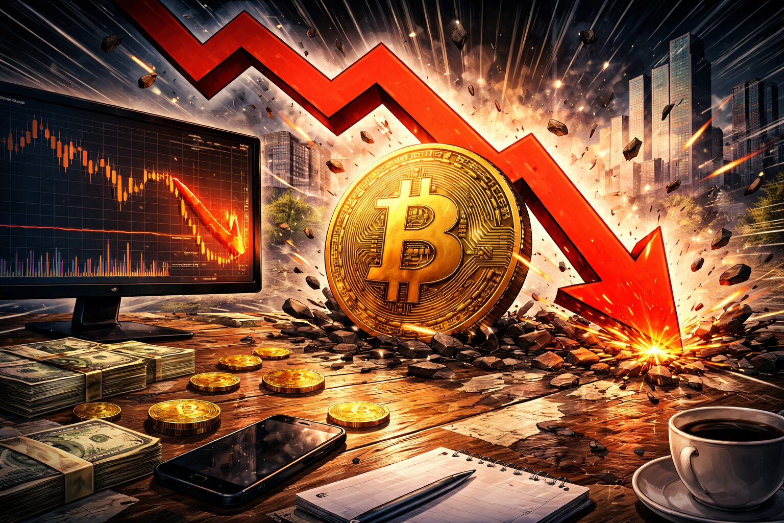 聯準會決議前夕，比特幣觸及 7.5 萬美元後回落