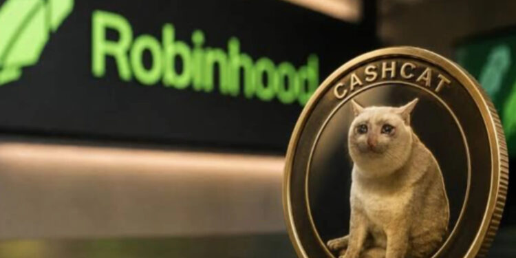 800 美元滾出百萬美金！Robinhood 新鏈上線、 $CASHCAT 爆紅掀造富狂潮