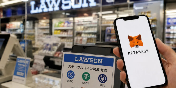 穩定幣走進日本超商！LAWSON 支援小狐狸錢包，USDC 、 USDT 都能付款